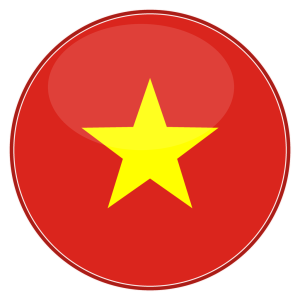 vn vietnam round flag icon
